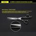 Hair Cutting Scissors Comb Set 6 inch Professional Hairdressing Scissors Stainless Steel Barber Salon Cutting Scissor and Thinning Scissors with Haircut for Barber Stylist - Buy Online on GoSupps.com