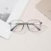 GUDVUE Blue Light Glasses for Men & Women - Anti Glare UV400 Eye Strain Relief for Computer Gaming TV & Phones - Stylish Grey/Silver Frames - Buy Online on GoSupps.com