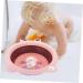minkissy Folding Foot Basin Plastic Wash Basin Outdoor Tub Dish Tub Cartoon Wash Basin Small Wash Basin Portable Shampooer Folding Basin Fold up Sink Tpe Pink Bath Tub Travel Foldable 33X31X10CM Pink - Buy Online on GoSupps.com