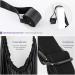 Airogym Aerial Yoga Strap - Waist Trainer Leg Stretching Band | Door Swing Adjustable Strap for Back Bend & Inversion | Ideal for Yoga, Ballet, Gymnastics | Black - Buy Online on GoSupps.com