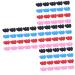 PLAFOPE Glasses Goggles Anti-Cover 80 Pairs Silica Gel Ear Glasses Legs Child Sunglasses For Children Assorted Colorsx4pcs 1.4x1.3cmx4pcs