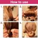 French Twist Hair Bun Maker - DIY Styling Tool for Women & Kids - Black Two Small - Buy Online on GoSupps.com