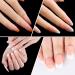 Ruarby 600x Full Cover Stick on Nail Artificial Nails French Tip False Nails Press On Nail Ballerinas False Nails for Woman MDF01 - Buy Online on GoSupps.com