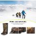 Waterproof Adjustable Snow Leg Gaiters - Anti-Tear Oxford Fabric - for Hiking, Camping, Skiing - X-Large - Buy Online on GoSupps.com