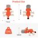 Iokheira Dog Toys for Big Dogs | Squeaker & Zug Rope Plush Toys | Interactive Soft Material for Large Medium and Small Dogs - Antique Orange - Buy Online on GoSupps.com
