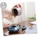 minkissy Nail Powder Container Cups Nail Art Liquid Cup Porcelain Nail Monomer Dish Ceramic Tea Tin Sealable Containers Tea Containers Ceramic Jar Ceramics Nail Polish Stand - Buy Online on GoSupps.com