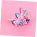 1pc Wedding Hair Clip Hair Accessories for Prom Flower Girl Hair Accessories for Wedding Princess Headwear Bride Hair Clip Kids Hair Accessories Tiara Women's Hair Comb Rhinestones - Buy Online on GoSupps.com