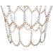 Galvanized Steel Chain Basketball Net - Heavy Duty Replacement with 12 Hooks for Outdoor Indoor Hoops - Standard Training Sports Goods in Black + Silver - Buy Online on GoSupps.com