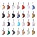 FASHEWELRY 50Pcs Crescent Moon Shaped Mixed Stone Pendants Healing Crystal Quartz Chakra Reiki Gemstone Charms for Necklace Jewelry Making Hole: 2x7mm 1-Mixed Color-Moon-Random