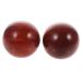 Fomiyes 1 set handball Small wooden balls Hand massage balls Handmilling balls Massager Small wooden beads foam hands huge puppet heads for tinkering wooden balls massage fabric jade