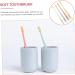 Mobestech 16 Pcs Soft Toothbrush & Tongue Brush Set - Travel-Friendly Cotton Brush 4 Pieces - Buy Online on GoSupps.com