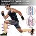 Ailaka Zipper Compression Socks 15-20 mmHg for Men & Women - Support for Varicose Veins, Athletics, Travel - Small/Medium, Beige (1 Pair) - Buy Online on GoSupps.com