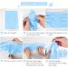 Binpeng 9.8in Blue Tissue Paper Tassel DIY Hanging Decorations - 20PCS 25cm Blue Garland for Party, Wedding, Baby Shower - Buy Online on GoSupps.com