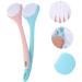 Hemoton 2pcs Bath Brush Set - Adult Exfoliating Shower Brushes for Body Cleaning and Massaging | Back Scrubber and Scrubber Shower Tool - Buy Online on GoSupps.com