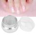 QQMORA Silicone Nail Art Stamp with Lid & Scraper - Polish Design Tool for DIY Nail Art Nail Schools & Salons (Silver) - Buy Online on GoSupps.com