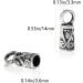 150 Pack Antique Carved Look Cord End Caps for 3.5mm Cords - Buy Online on GoSupps.com