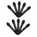 NOLITOY 10pcs Makeup Brush Applicator Double Sided Brush Eye Shadow Sponge Applicator Eye Shadow Brush Face