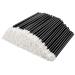 600pcs Disposable Lip Brushes Make Up Brush Lip Gloss Applicators Lipstick Wands Tool Kits Lip gloss Applicators Tester Wands (black) (600) 300lipB