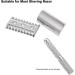 Karlak Double Edge Safety Razor | Stainless Steel Open Comb Head for Men & Hairdressers | Perfect for Home Use - Buy Online on GoSupps.com