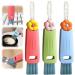 3 in 1 Cup Lid Cleaning Brush Cup Lid Gap Cleaning Brush Set Crevice Cleaning Brush for Bottle Gap Multifunctional Cleaning Brush Kitchen Cleaning Tools 3PCS