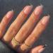 Justotry 24 pieces glitter angular nails to stick on short black French artificial nails medium beautiful artificial nails press on nails square fingernails fake nails short for women glitter & black1