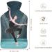 Ballet Dancer Hot Water Bottle | Plush Bed Warmer for Adults & Kids | 26.5x15.3cm - International Shipping Available - Buy Online on GoSupps.com