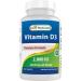 Best Naturals Vitamin D3 2000 IU 300 Tablets Made in USA Non-GMO Gluten Free No Artificial Color Flavor or Preservatives Dietary Supplement. 300 Count (Pack of 1)