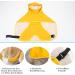 Buy Wufanc Yellow Raincoat Dog - Waterproof Jacket with Transparent Hood for All Dog Sizes (7XL) - Buy Online on GoSupps.com