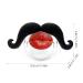 Vincente Silicone Pacifier for Toddlers - Orthodontic Mustache Design | Soft & Safe Silicone for Babies | Unisex - Buy Online on GoSupps.com