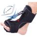 PERZOE Stretch Fabric Foot Orthosis Rehabilitation Fixed Support Brace with Adjustable Size for Enhanced Pain Relief Built-in Steel Plate Breathable Black One Size One Size Black - Buy Online on GoSupps.com