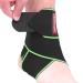 Adjustable Ankle Brace for Women Men-Ankle Support Brace for Sprained Ankle Plantar Fasciitis Achilles Tendon-Compression Ankle Wrap for Volleyball Running Tennis (Green)