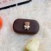 Premium Wood Grain Agalus Contact Lens Container | Stylish Portable Pupil Storage Box | High-End Care Companion - Buy Online on GoSupps.com