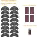 UNIKSTEP 8 Pairs Shoe Heel Plate Taps - Durable Rubber Patches & Replacement Kit for Shoe Heel Repair - International Shipping Available - Buy Online on GoSupps.com