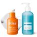 Bliss Bright Idea Vitamin C Serum + Fab Foaming 2-in-1 Cleanser Duo | Brightening & Exfoliating Skincare Set for Radiant Smooth Skin
