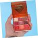 FOMIYES 9 Makeup Cosmetic Highlighter Pearlescent Glitter Diamond Eye Metallic Eyeshadow Colors Shadow 1 count (Pack of 1) Red - Buy Online on GoSupps.com
