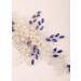 Deniferymakeup Wedding Bridal Pearl Hair Comb Vintage Something Blue Hair Accessory Updo Hair Jewelry for Women and Girls (Blue) - Buy Online on GoSupps.com