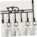 WHAMVOX College Essentials 7 Door Hook s Robe Hanger Stainless Steel Hangers Storage Racks Shelf Office No Punching 42X22CM Black - Buy Online on GoSupps.com