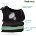 Welnove Heel Protectors - Breathable Pain Relief Pads for Plantar Fasciitis & Tendinitis - 2 Black Pillows for Cracked Heels & Foot Pain Support - Buy Online on GoSupps.com
