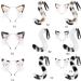 TQUXNGA Animal Cosplay Costumes Faux Furs Cat Foxes Wolf Furry Tail and Ears Headband for Halloween Party Costume Accessories Calico cat suit - Buy Online on GoSupps.com