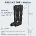 QUINEAR Air Compression Leg Recovery System - Professional Sequential Compression Device for Athlete Foot and Leg Recovery - Medium Size - Buy Online on GoSupps.com