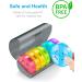 Large 4X a Day Pill Organizer for Traveling | Removable Days | Portable 7 Day Pill Case for Vitamins & Supplements - Buy Online on GoSupps.com