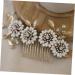 FRCOLOR Set of 2 Bridal Combs Rhinestone Hair Side Comb Bridal Hair Clips Crystal Hair Pin Hair Clip Tiara Bridal Hair Comb Wedding Headpiece Vintage Hair Accessories Flowers Headpiece - Buy Online on GoSupps.com