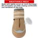 QUMY 2PCS Dog Shoes for Hot Pavement | Breathable Heat Protection Boots | Reflective Straps | Size 2 Khaki - Buy Online on GoSupps.com