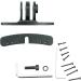 LYHgogo Paintball Mask Mount Clamps | Aluminum GoPro Connector Adapter for i4 i5 EVS Helmets - Black - Buy Online on GoSupps.com