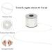 BEL AVENIR 2mm Nylon Satin Cord - 50 Yards for Necklace, Bracelet, Blind Shade, Trim & Shoelaces (White) - Buy Online on GoSupps.com