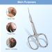 Lermed Nail Shaver | Premium Super Slim Curved Blade | Multi-Purpose Stainless Steel Skin Cutter for Dead Skin Eyebrows & Eyelashes - International Shipping - Buy Online on GoSupps.com