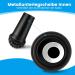 Nordic Walking Sticks Rubber Buffer - 12 Universal Anti-Slip & Wear-Resistant Tips for Trekking Poles (11mm Round Point) - Buy Online on GoSupps.com