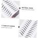 FOMIYES 9 Sheets Waterproof Eyebrow Stickers Make up Kit Eyebrow Transfers Stickers Fake Eyebrow Stickers 3d - Buy Online on GoSupps.com