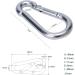 3 Inch Heavy Duty Carabiner Clips - 6 Pack M8x80mm for Fitness, Hammock, Camping & Hiking - Buy Online on GoSupps.com