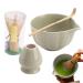 Set th matcha - Ensemble fouet en bambou avec bol avec bec verseur fouet cuill re et support pour la pr paration la maison